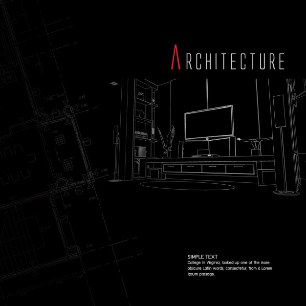 projeto de arquitetura de fundo