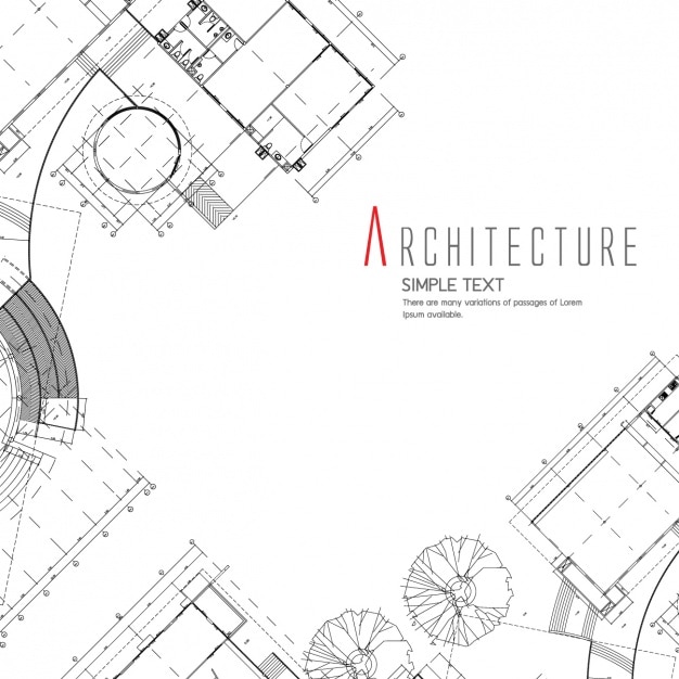 Vetor grátis projeto de arquitetura de fundo