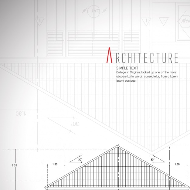 Vetor grátis projeto de arquitetura de fundo