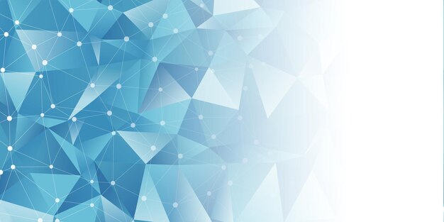Projeto de banner abstrato baixo poli