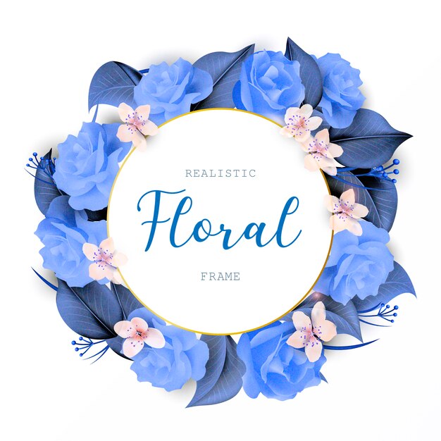 Projeto de casamento de grinalda floral