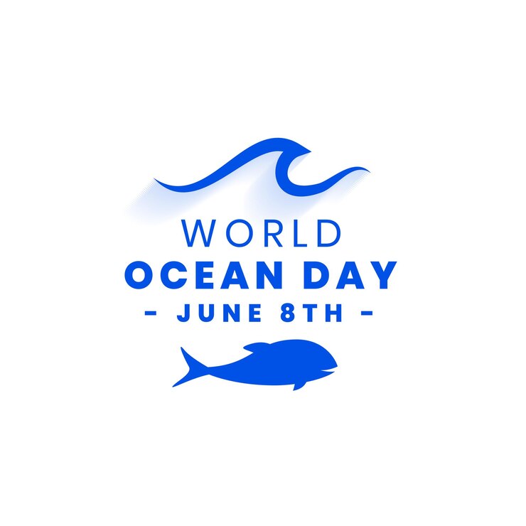 Vetor grátis projeto de conceito de evento do dia mundial do oceano