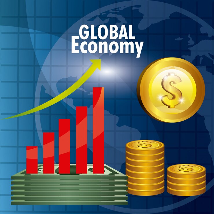 Vetor grátis projeto de economia global.