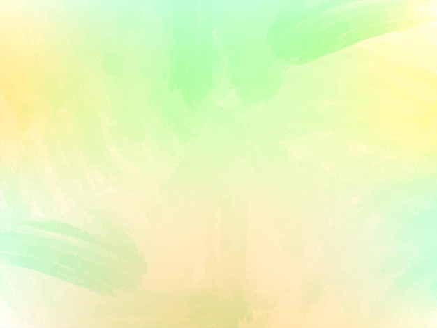 Projeto de fundo de textura de aquarela amarelo e verde