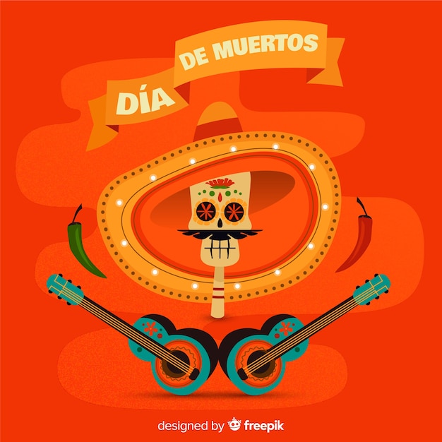 Projeto de fundo dia de muertos