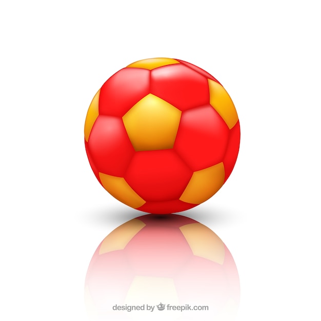 bola de futebol amarela sobre fundo amarelo. 9236035 Foto de stock no  Vecteezy