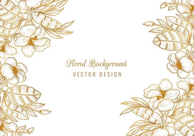 Projeto decorativo floral decorativo da moldura