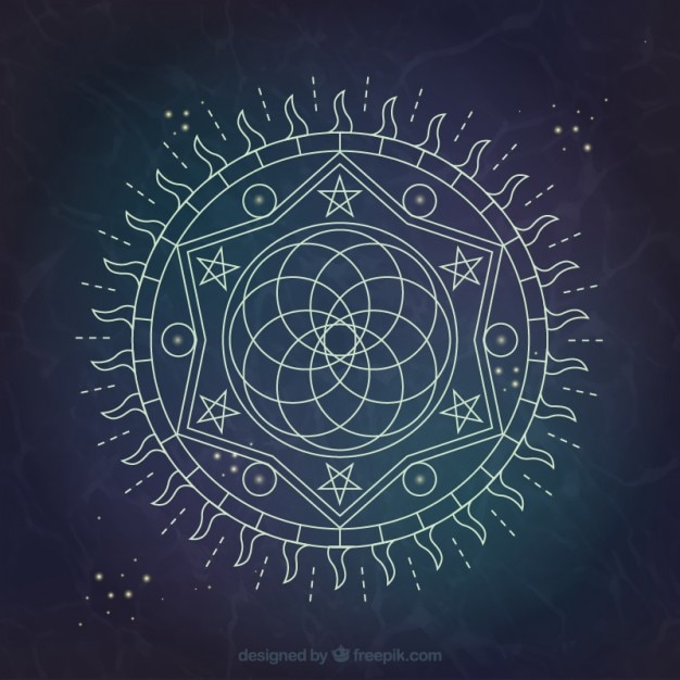 Vetor grátis projeto do fundo do alchemy
