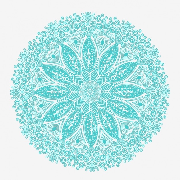 Vetor grátis projeto do fundo do mandala