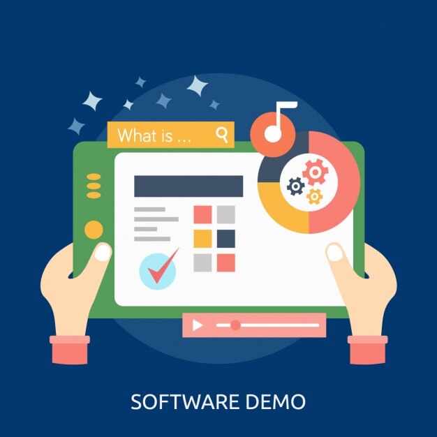 Vetor grátis projeto do fundo do software