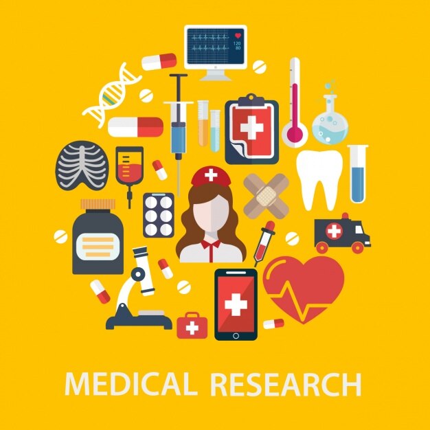 Vetor grátis projeto do fundo médica