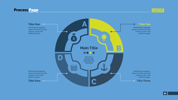 Projeto do molde do infográfico