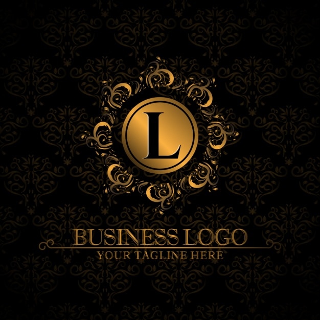 Projeto do molde do logotipo do ornamental