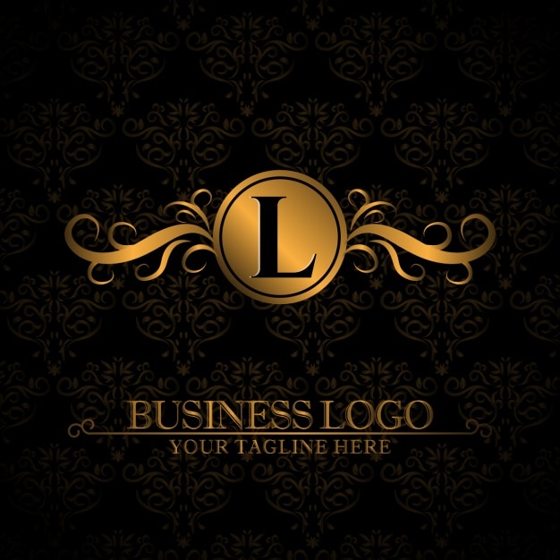 Projeto do molde do logotipo do ornamental