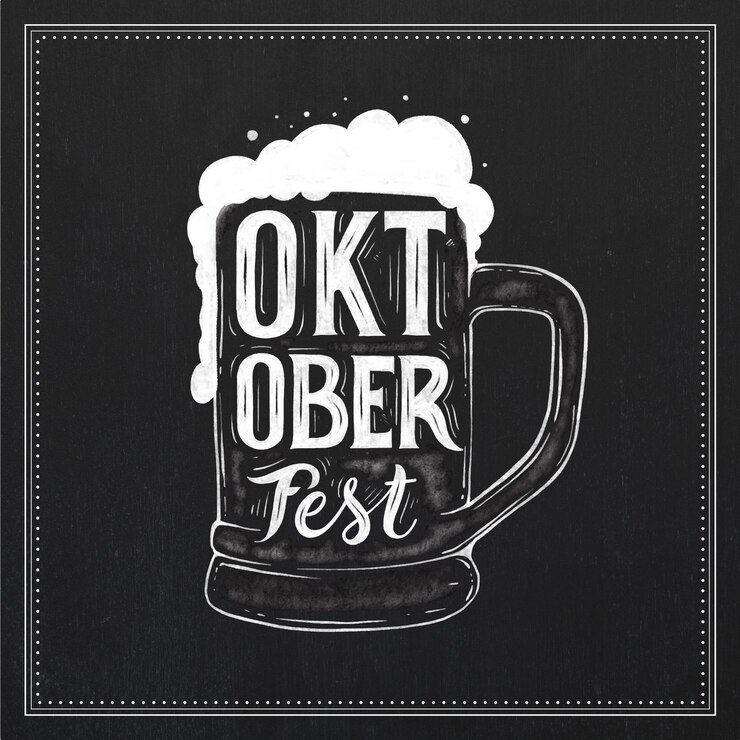 Vetor grátis projeto oktoberfest vintage