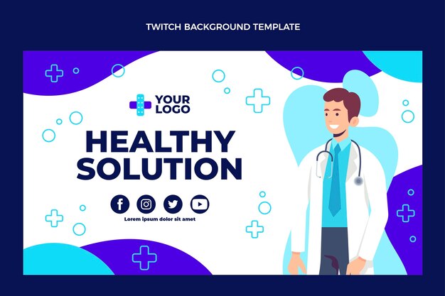 Projeto plano de fundo de contração médica