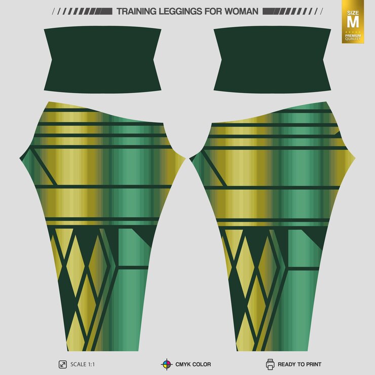 Vetor grátis pronto para imprimir camiseta esportiva padrões de roupas de treino e treino