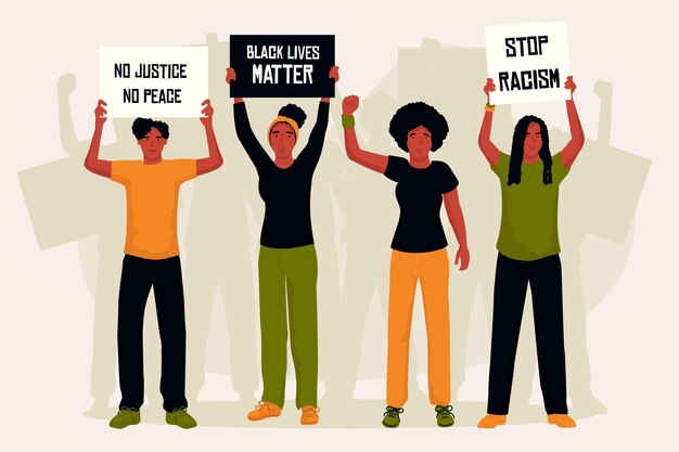 Protesto contra o racismo