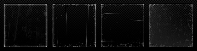 Vetor grátis quadro de sobreposição de capa de papel de álbum de vinil antigo