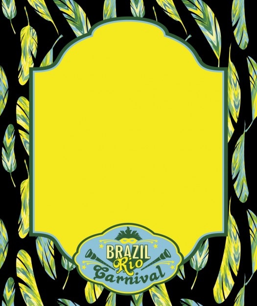 Quadro do brasil rio carnaval