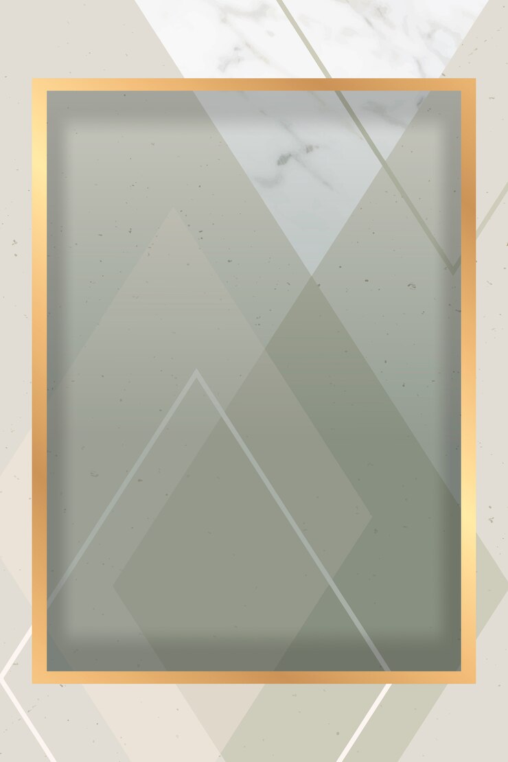 Vetor grátis quadro dourado moderno
