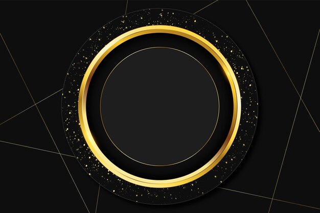 Quadro dourado realista