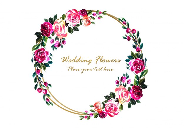 Quadro floral lindo casamento decorativo colorido