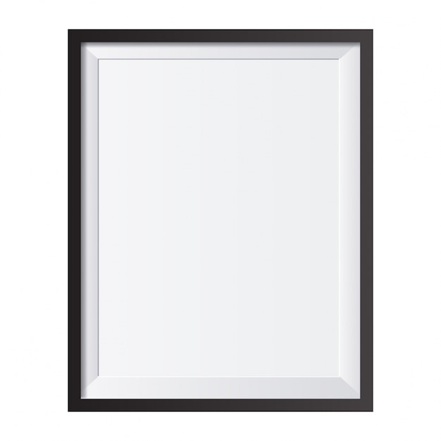 Quadro realista isolado no fundo branco Ideal para as suas apresentações Vector a ilustração