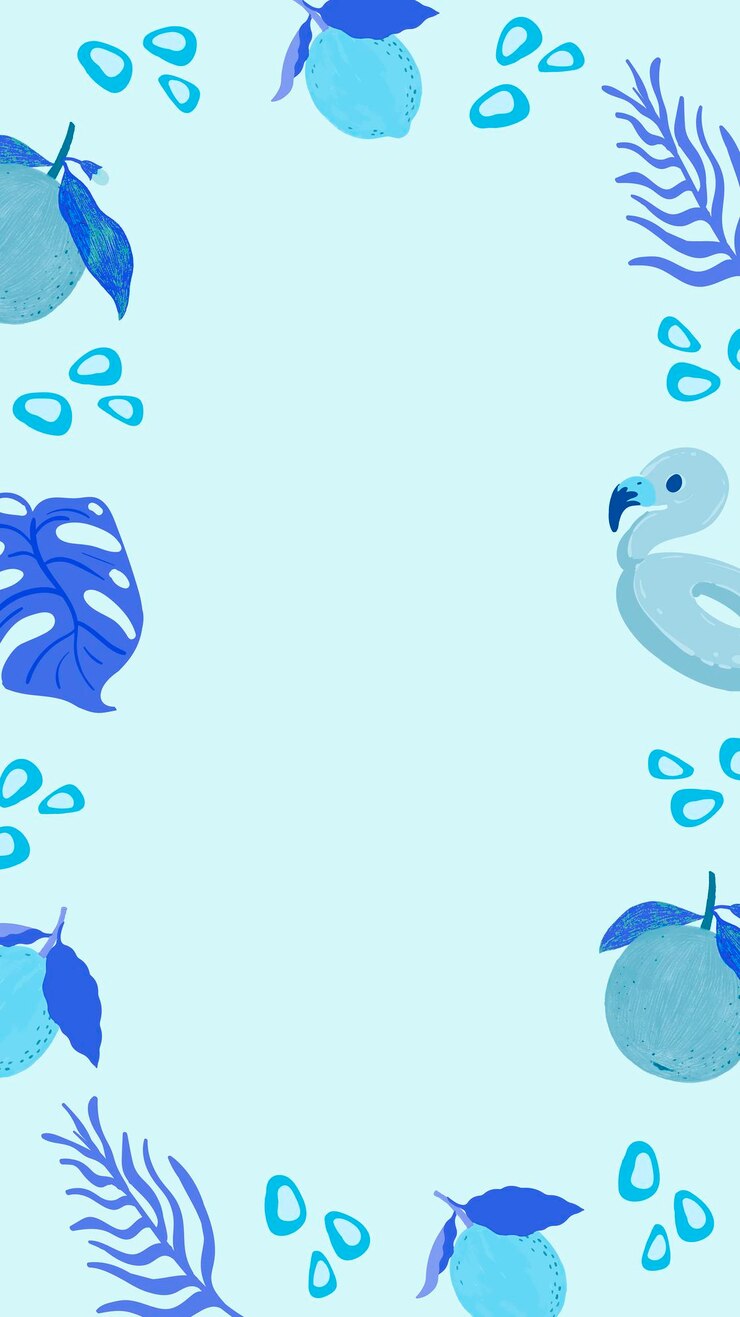 Vetor grátis quadro tropical de verão em um vetor de design de fundo azul céu