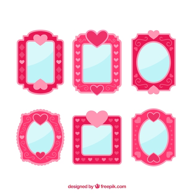 Quadros de amor cor de rosa