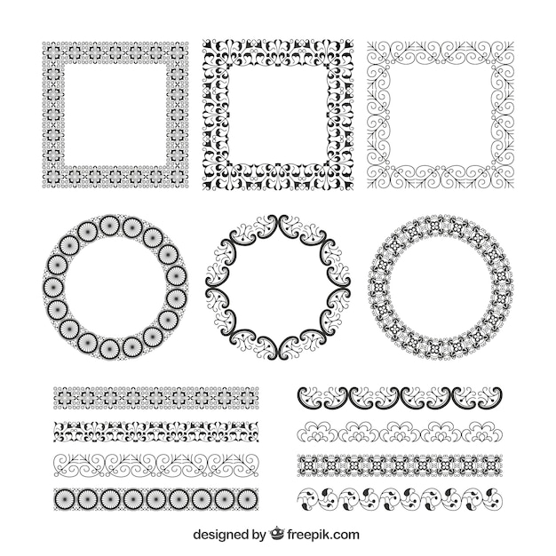 quadros ornamentais e divisores