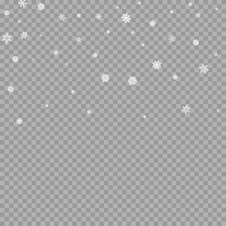 Vetor grátis queda de camada de neve branca em fundo transparente camada de flocos de neve textura de padrão de neve vetor