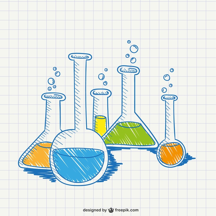 Vetor grátis química desenho conceptual