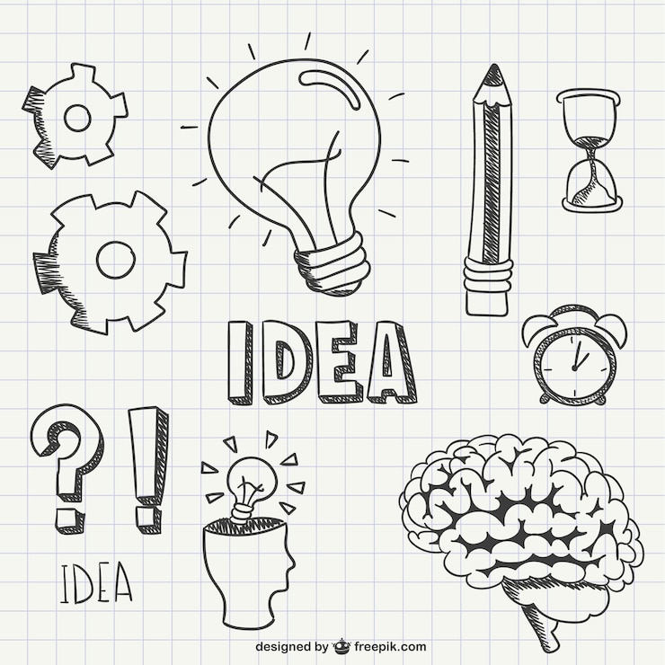 Vetor grátis rabiscos idea