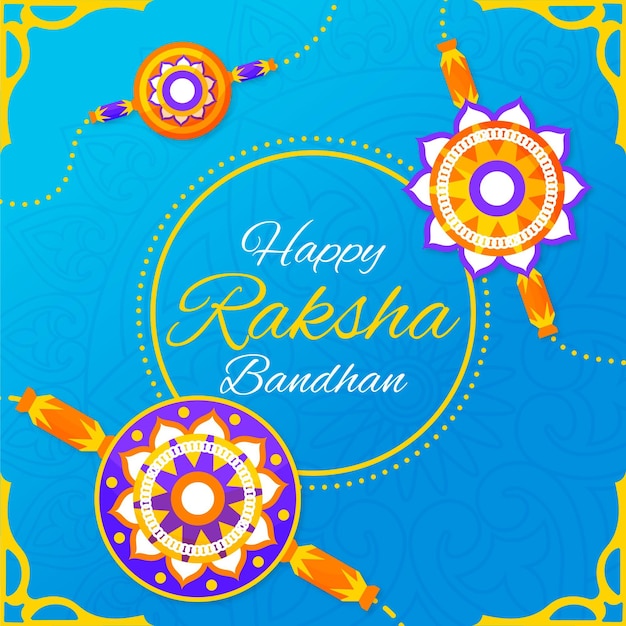 Raksha bandhan com saudação