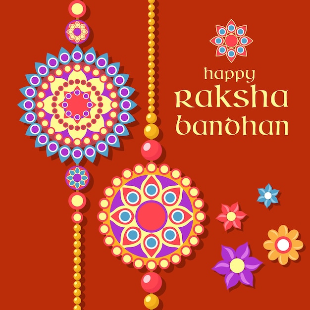 Raksha bandhan conceito de fundo