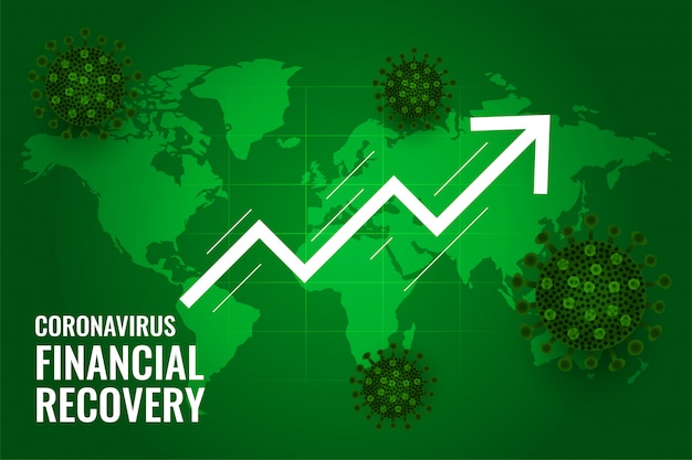 Recuperação financeira global do mercado após a cura do coronavírus