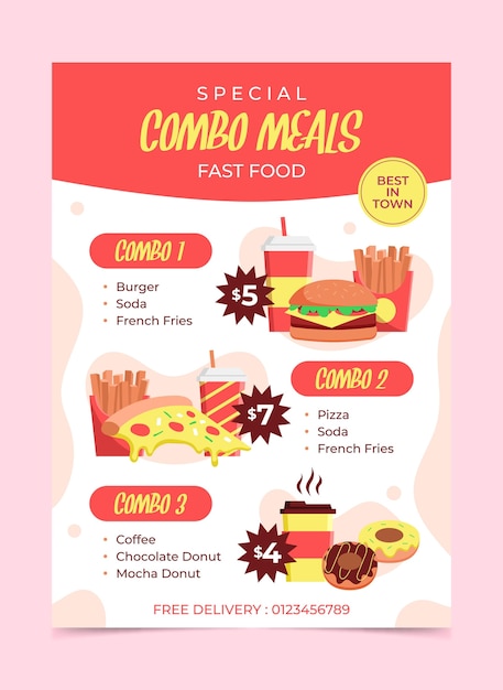 Refeições combinadas - pôster