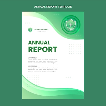 Relatório médico anual de gradiente