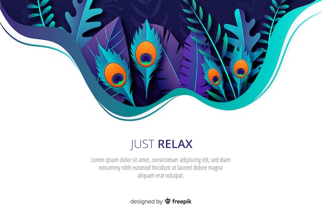 Relax landing page