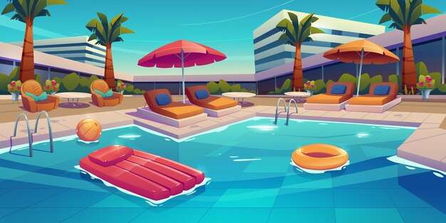 Resort de luxo e piscina