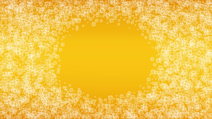 Vetor grátis respingo de fundo de cerveja para espuma de oktoberfest de cerveja artesanal