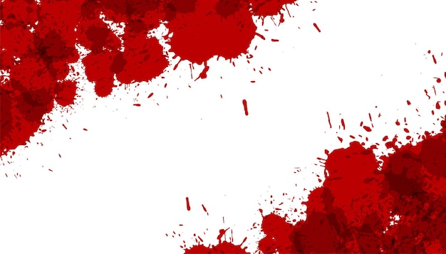 Respingos de tinta abstratos ou fundo de textura de mancha de sangue