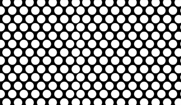 Vetor grátis resumo de design de padrão redondo de fundo