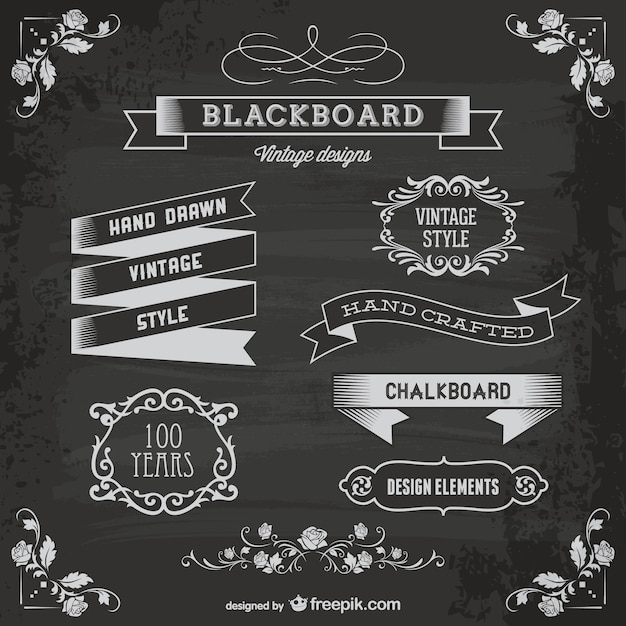 Retro negro vector