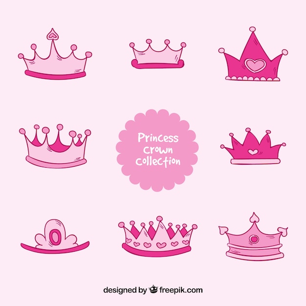 Rosa coroa princesa coleção