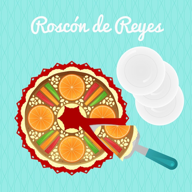 Roscon de reyes design plano