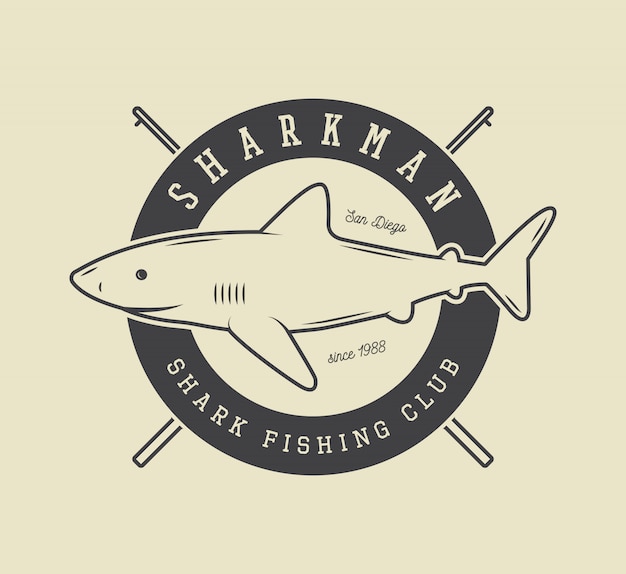 Rótulo de pesca, logotipo