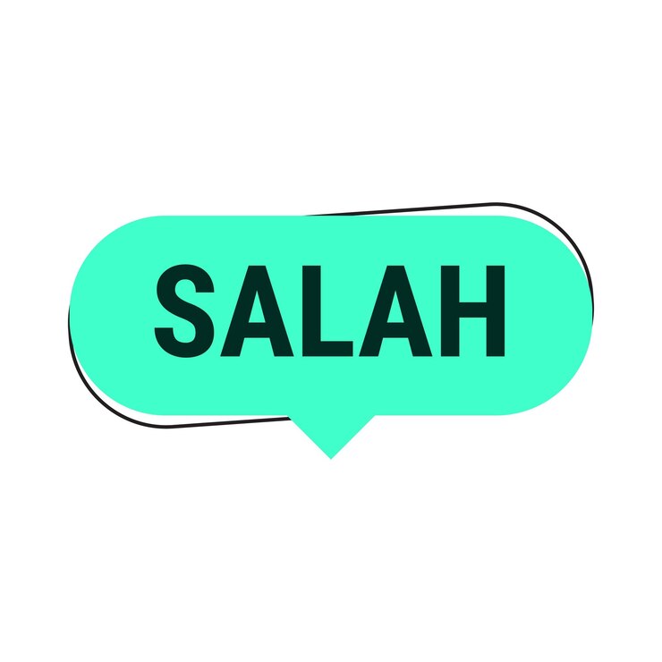 Vetor grátis salah turquesa vector callout banner com informações sobre jejum e oração no ramadã