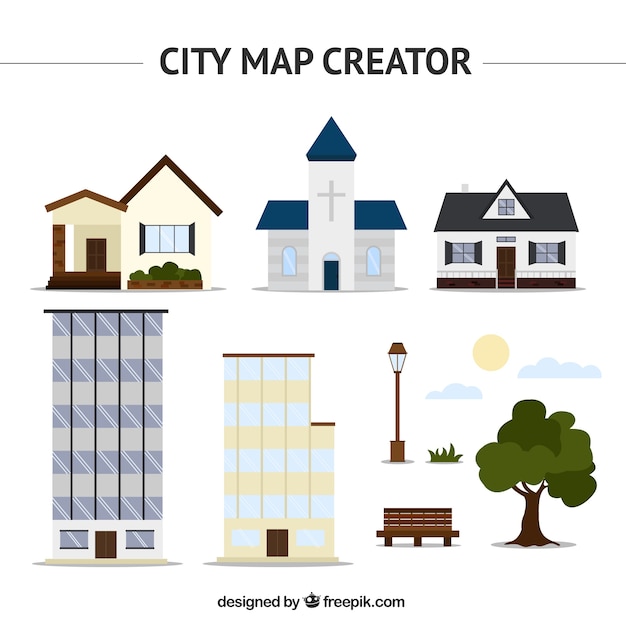 Seleção de recursos para criar um mapa da cidade